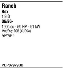 FONOS PEP07979BB Exhaust System